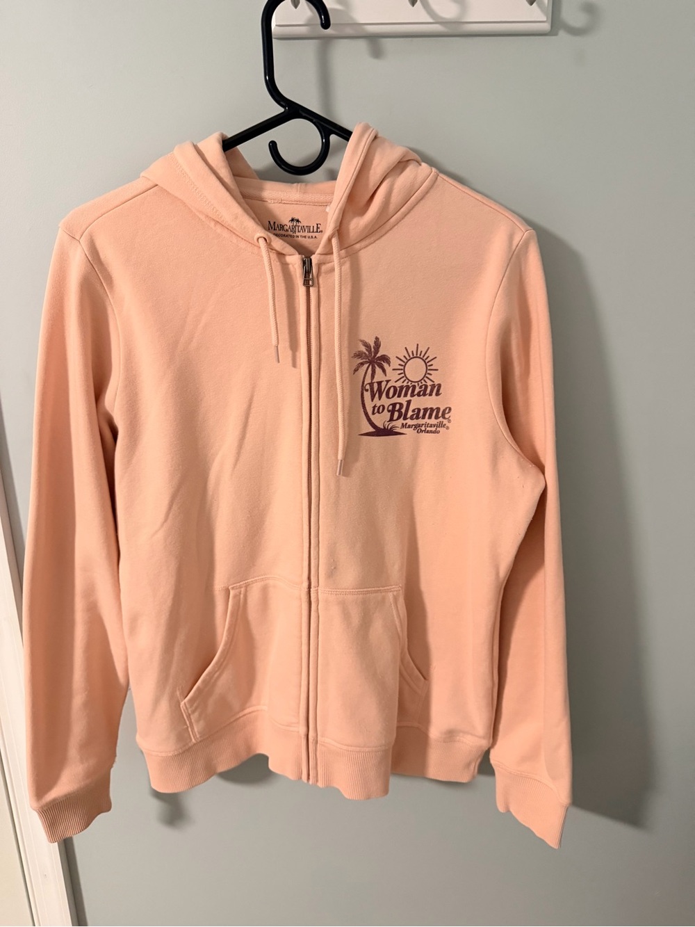 Margaritaville zip up hoodie size Large